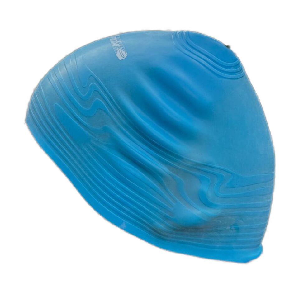 PİRANHA DOKULU KALIN MAVİ SİLİKON BONE