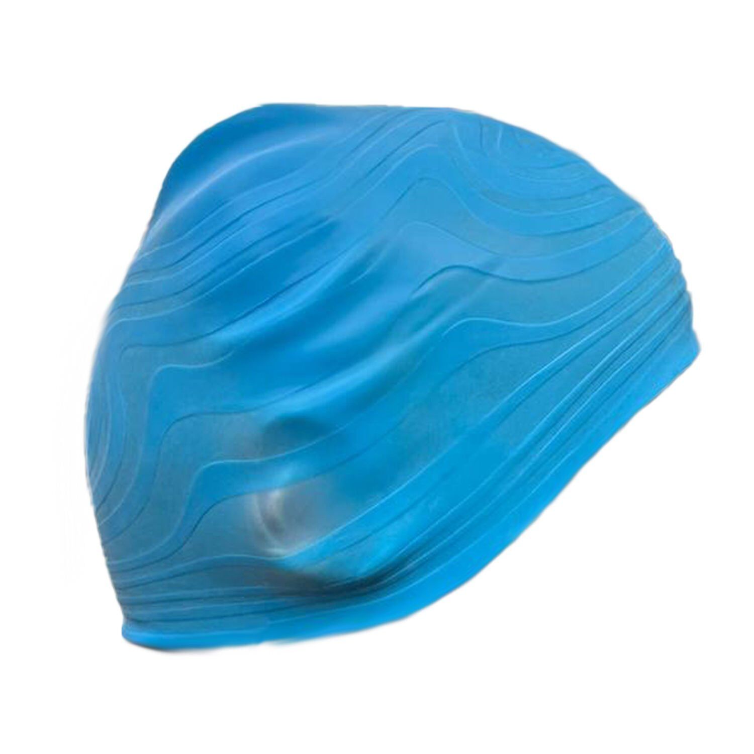 PİRANHA DOKULU KALIN MAVİ SİLİKON BONE