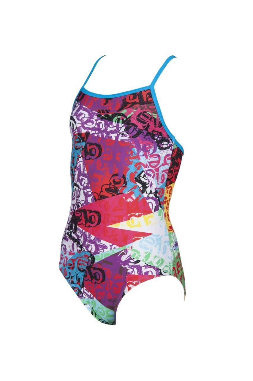 Arena Kız Çocuk Yüzücü Mayo  Crazy Jr Light Drop One Piece L 002927550