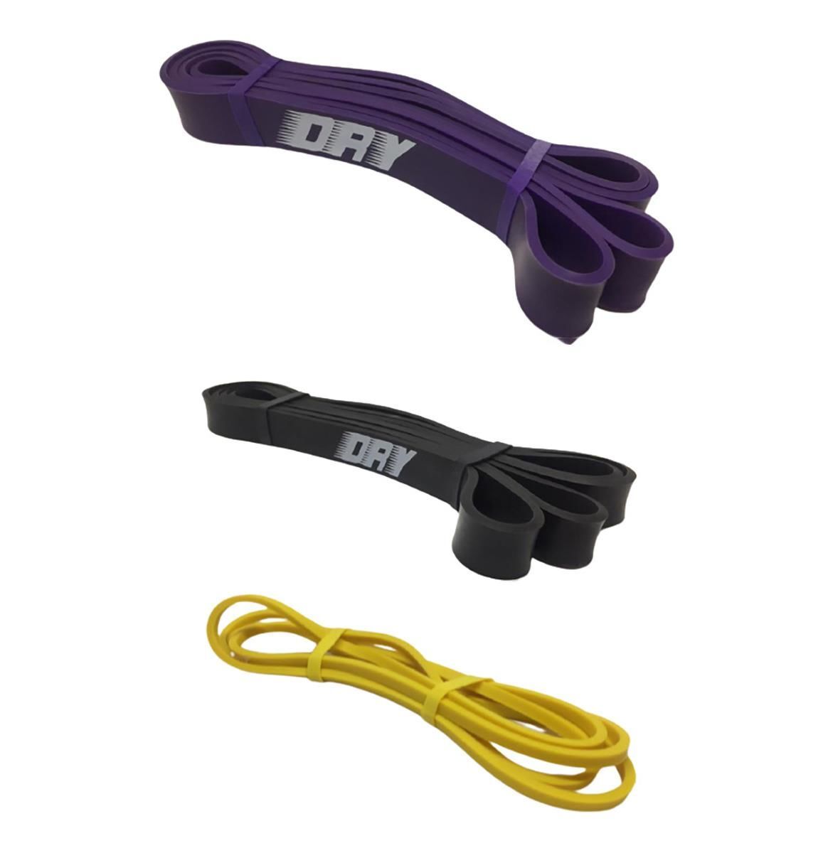 Powerband Direnç Lastiği 3'lü SET 6,35 mm - 20,60 mm - 31,75 mm