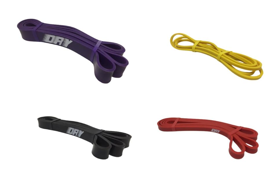 Powerband Direnç Lastiği 4lü SET 6.35 - 12.70 - 20.60 - 31.75 mm