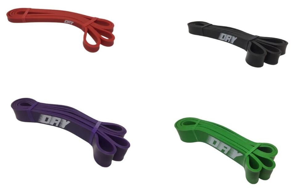 Powerband Direnç Lastiği 4'lü Set 12.70- 20.60- 31.75 - 44.50 mm