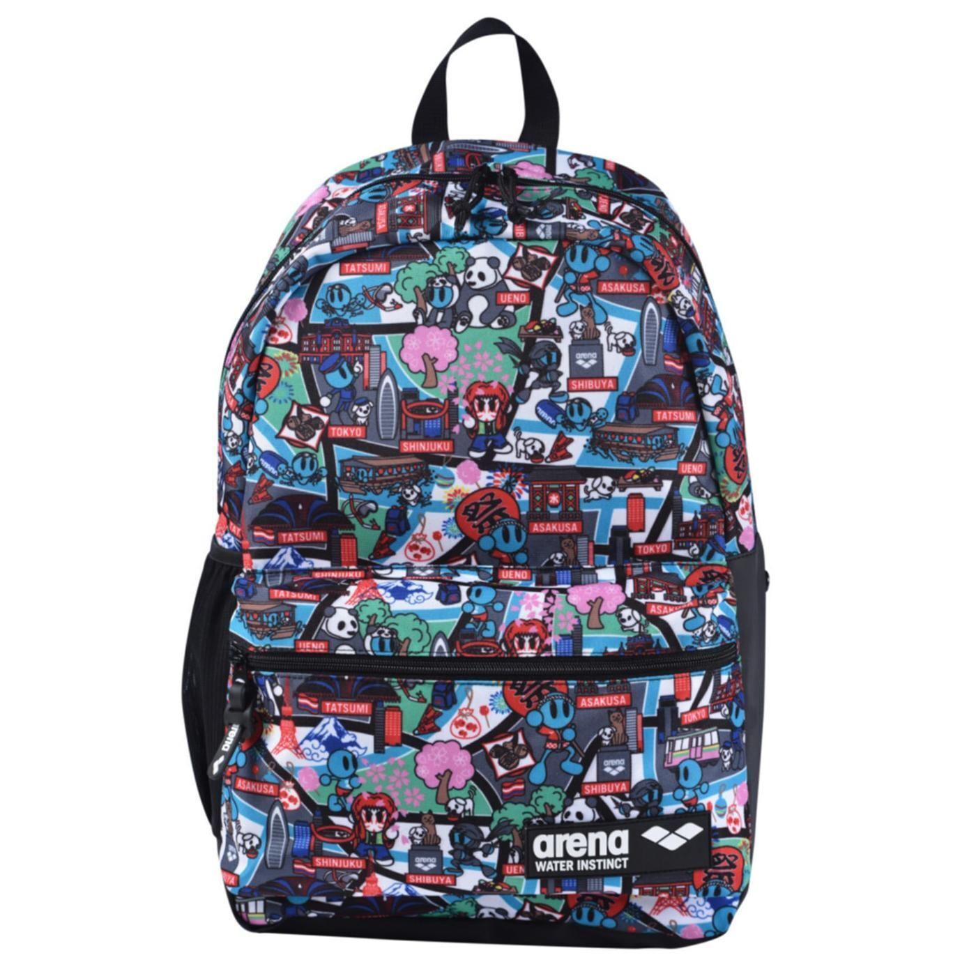 ARENA TEAM BACKPACK 30 ALLOVER UNİSEX ÇOK RENKLİ YÜZÜCÜ SIRT ÇANTASI 002484110