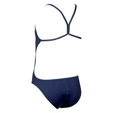 ARENA KIZ ÇOCUK LACİVERT SOLİD LİGHTECH JR YÜZÜCÜ MAYO 2A26475