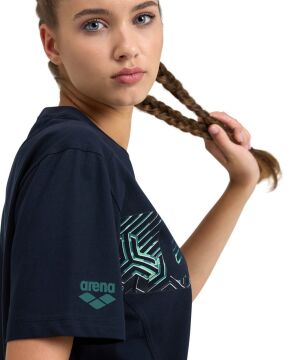 ARENA UNISEX KISA KOLLU TİŞÖRT T-SHIRT LOGO COTTON 005336706