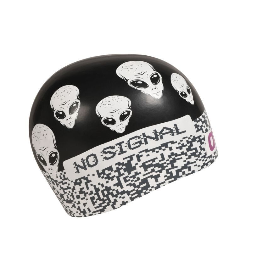 Arena Poolish Moulded Unisex Uzaylı Baskılı Yüzücü Bonesi 1E774232