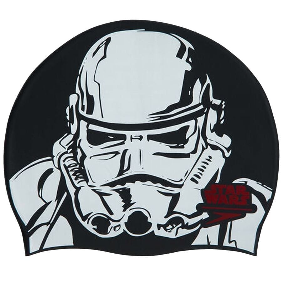 SPEEDO STAR WARS BASKILI SİLİKON UNISEX YÜZÜCÜ BONESİ SLOGAN PRT CAP AU BLACK/WHITE 8-08385C853