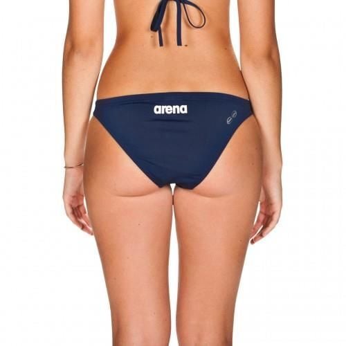 ARENA BİKİNİ W SOLİD TİE BACK NAVY-WHİTE BAYAN BİKİNİ ALT LACİVERT 2A24575