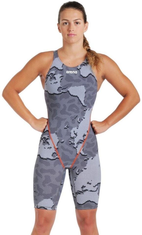 Arena Bayan Yarı Karbon Yarış Mayo Powerskin St 2.0 Map-İllusion Le Ob 004236956