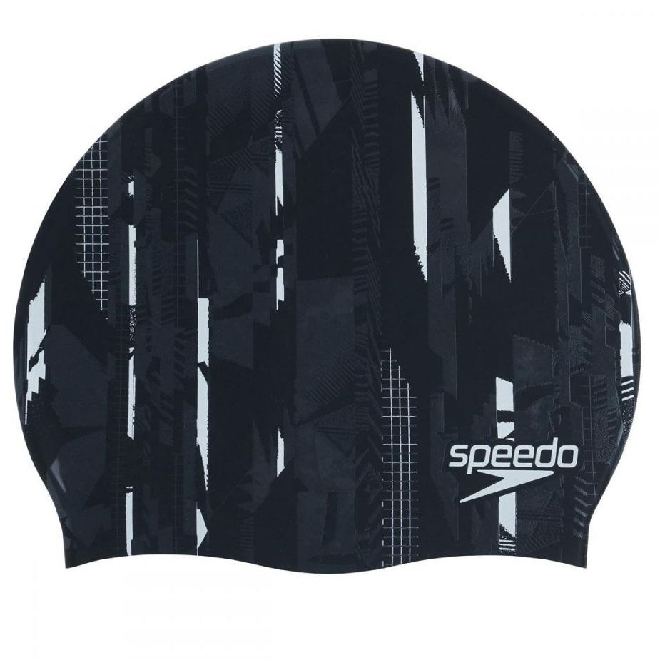 SPEEDO UNISEX SİLİKON BONE SLOGAN PRT CAP AU BLK/WHT 8-08385G764