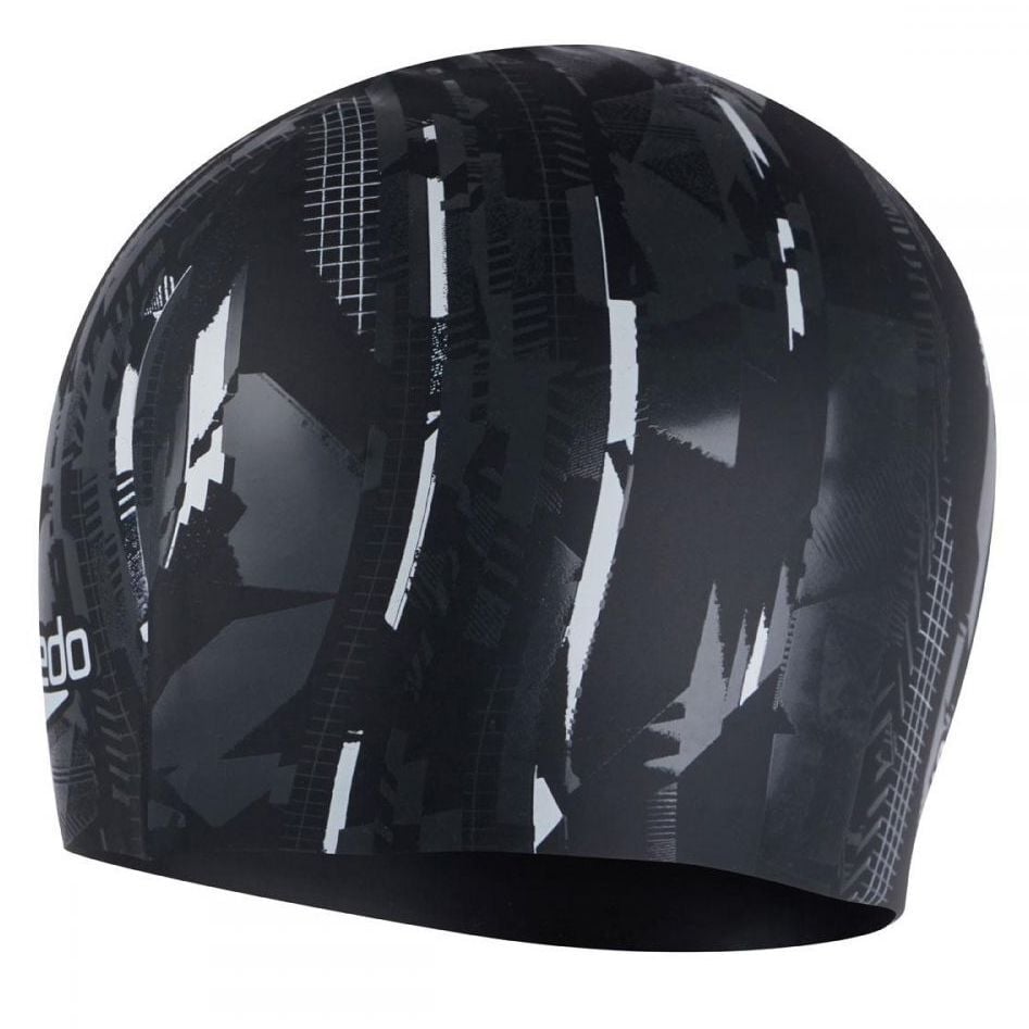 SPEEDO UNISEX SİLİKON BONE SLOGAN PRT CAP AU BLK/WHT 8-08385G764