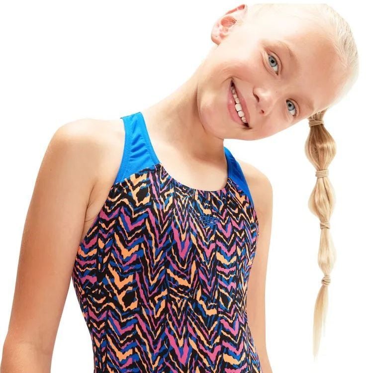 SPEEDO KIZ ÇOCUK YÜZÜCÜ MAYOSU ALV SPBK JF PINK BLUE 8-00262614740