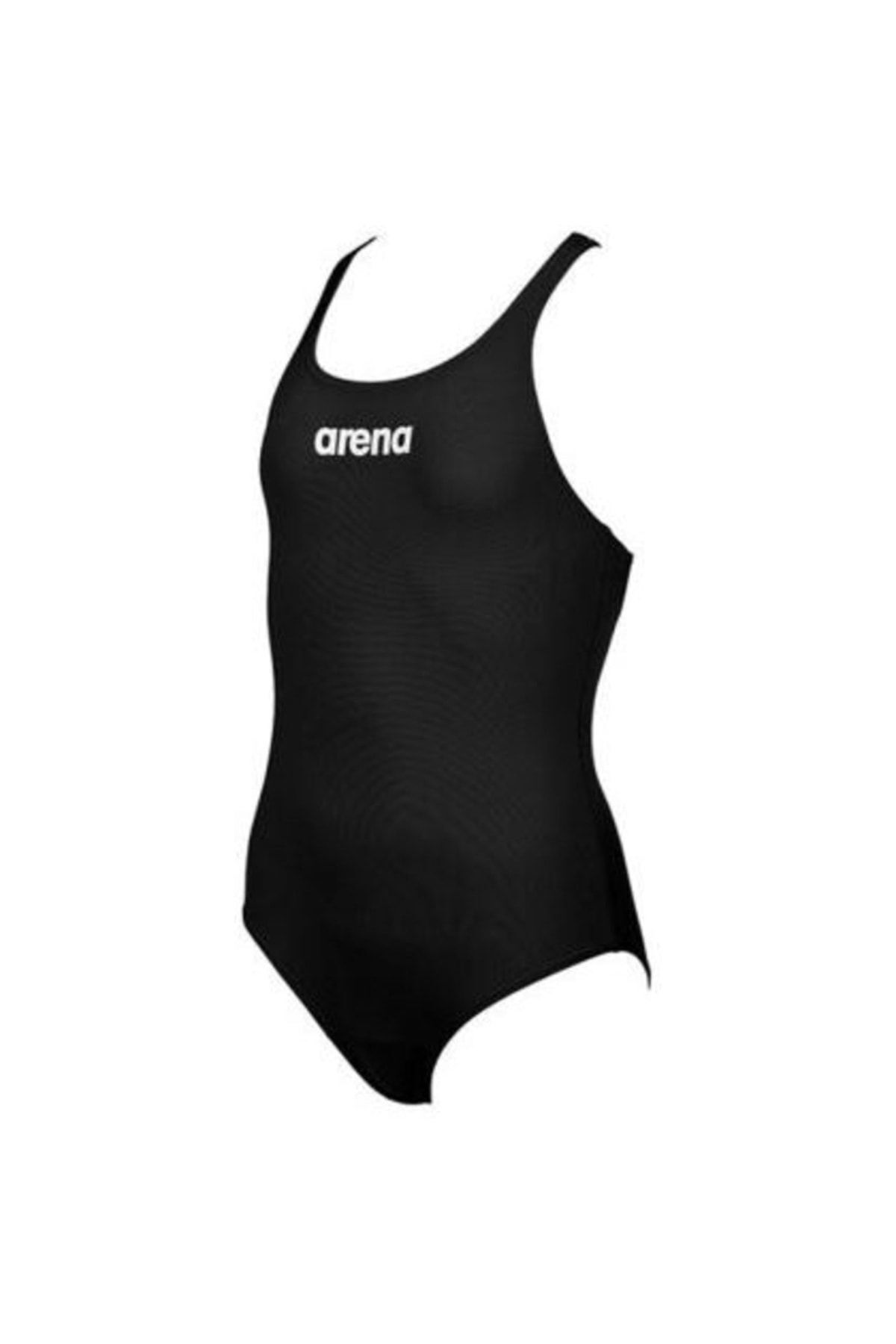 Arena Kız Çocuk Yüzücü Mayosu Siyah G Solid Swim Pro Jr 2A26355
