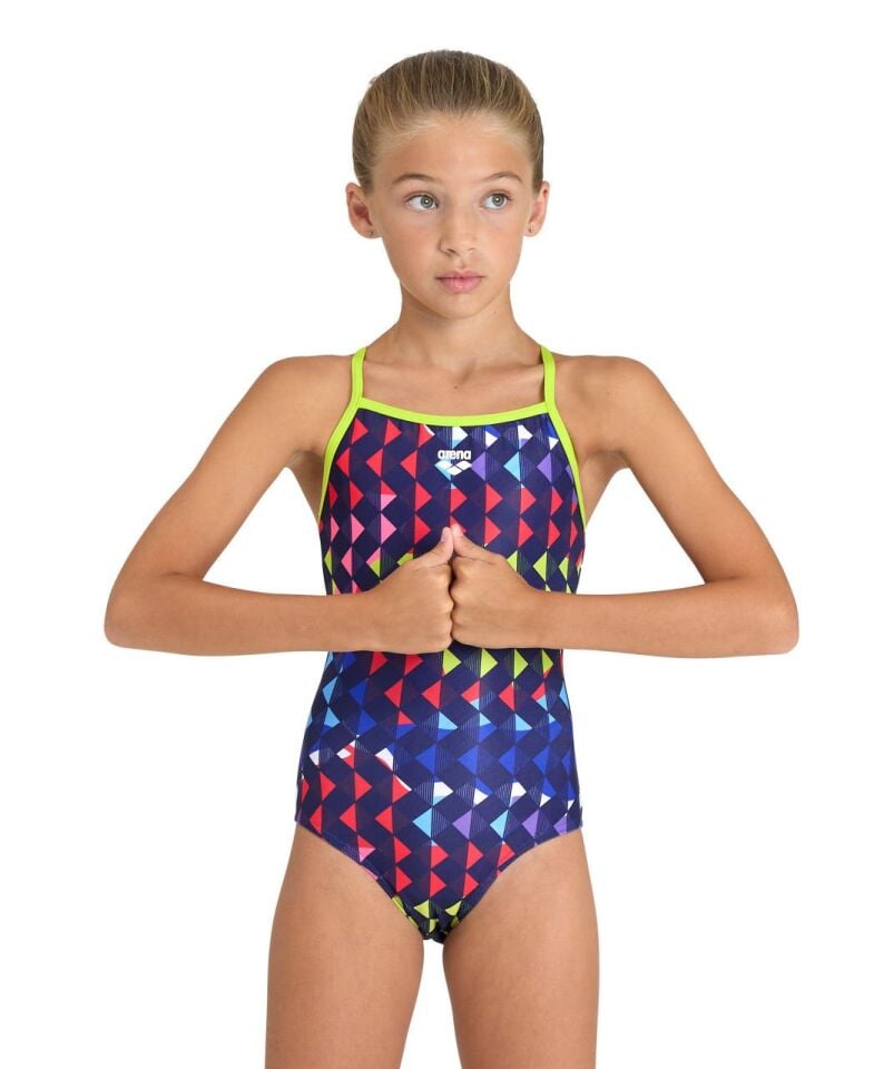 ARENA KIZ ÇOCUK YÜZÜCÜ MAYOSU GIRL'S ARENA CARNIVAL SWIMSUIT LIGHTDROP BACK 005997750