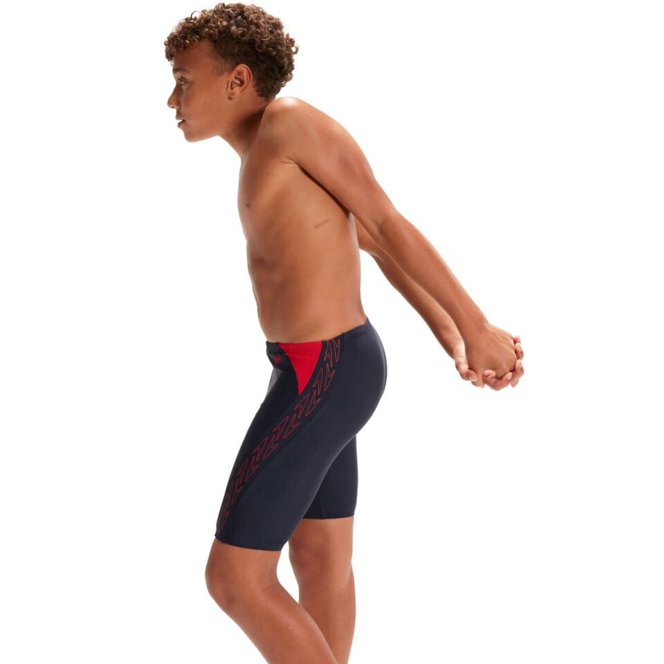 SPEEDO ERKEK ÇOCUK JAMMER YÜZÜCÜ MAYOSU HYPERBOOM JAM JM NAVY/RED 8-00315215178 YZM