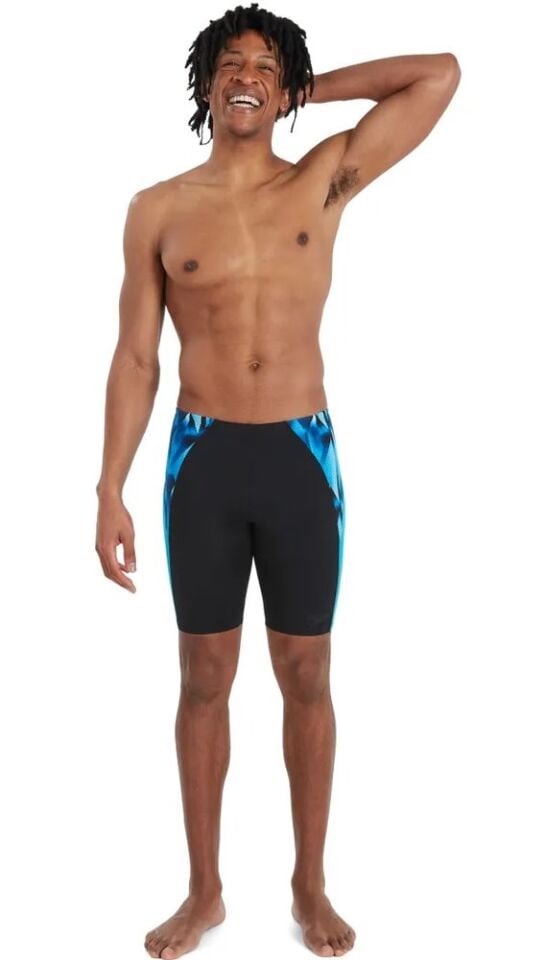 SPEEDO ERKEK ANTRENMAN MAYOSU ECO END+ SPL JAM AM BLK/BLU 8-13444G732