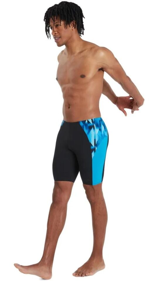 SPEEDO ERKEK ANTRENMAN MAYOSU ECO END+ SPL JAM AM BLK/BLU 8-13444G732