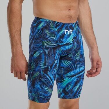 TYR ERKEK YARIŞ MAYOSU M AVICTOR JAM HEL BLUE/GREEN AHHW7A487