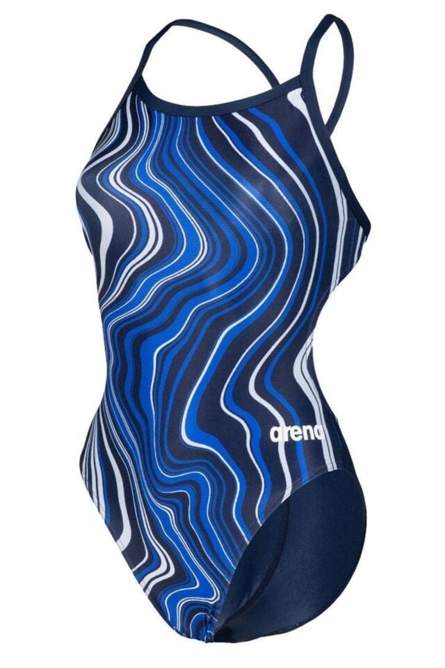 ARENA BAYAN YÜZÜCÜ MAYOSU WOMEN'S SWIMSUIT CHALLENGE BACK MARBLED 005562770