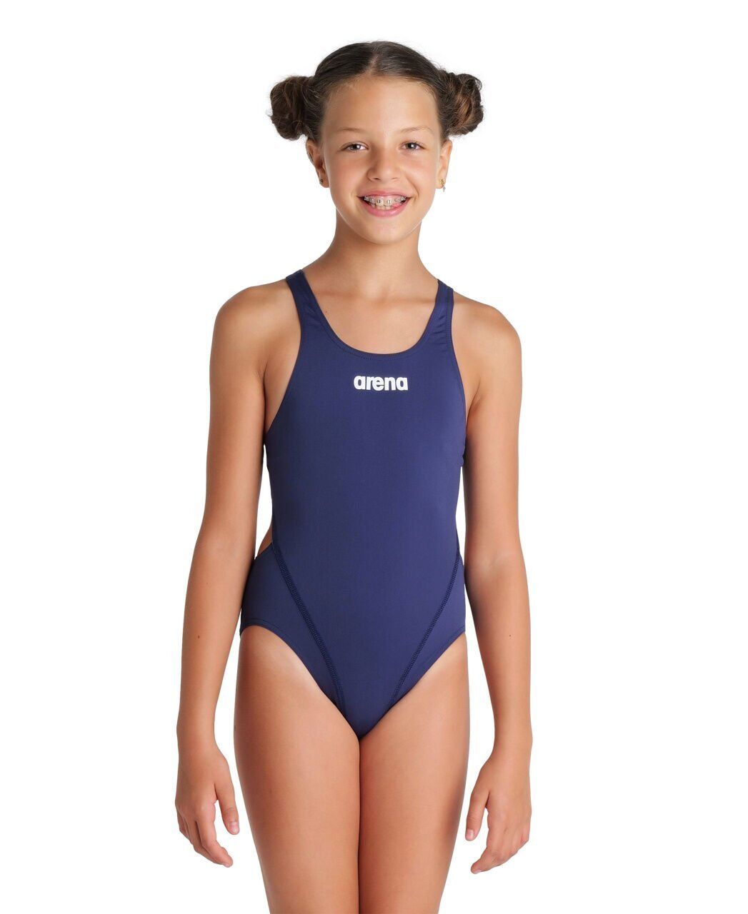 ARENA KIZ ÇOCUK YÜZÜCÜ MAYOSU GIRL'S TEAM SWIMSUIT SWIM TECH SOLID 004764750