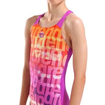 ARENA KIZ ÇOCUK YÜZÜCÜ MAYOSU GIRL'S ARENA MULTI COLOURS SWIMSUIT V BACK 009007908