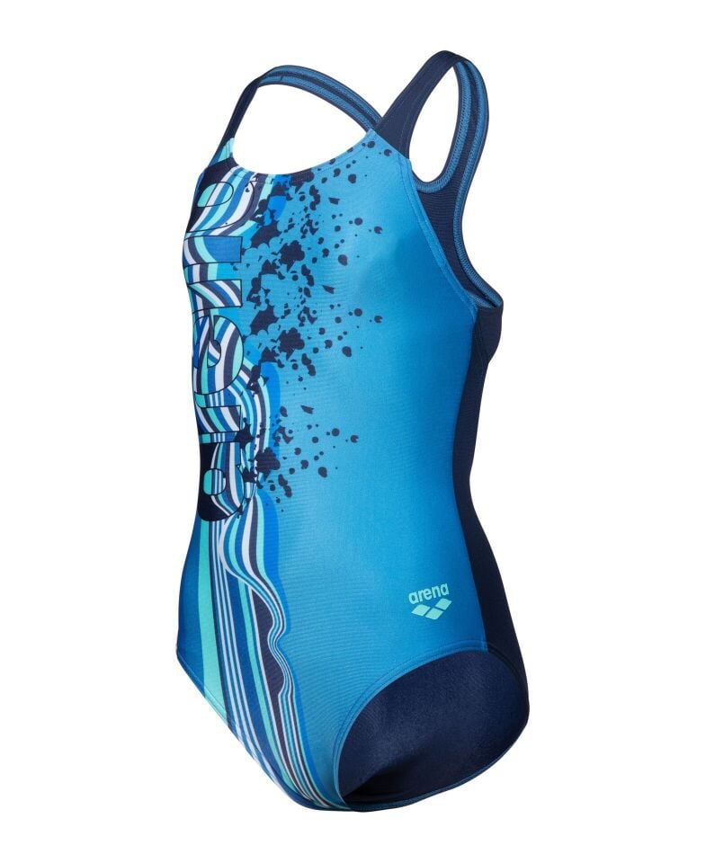 ARENA KIZ ÇOCUK YÜZÜCÜ MAYO GIRL'S ARENA PALETTE SWIMSUIT SWIM PRO BACK 007918770