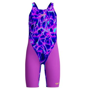 SPEEDO KIZ ÇOCUK YARIŞ MAYOSU FS END+ MAX OPBK KSKN JF PURP BLU 8-15822003