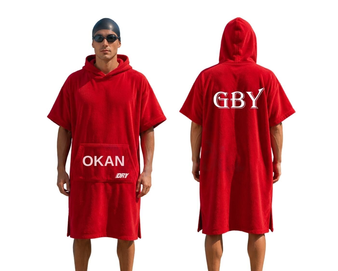 GBY Gölcük Belediye Yüzme Özel Tasarım Baskılı Dry Panço