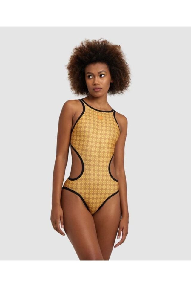 ARENA BAYAN YÜZÜCÜ MAYOSU WOMEN'S ARENA 50TH GOLD SWIMSUIT TECH ON 006179305