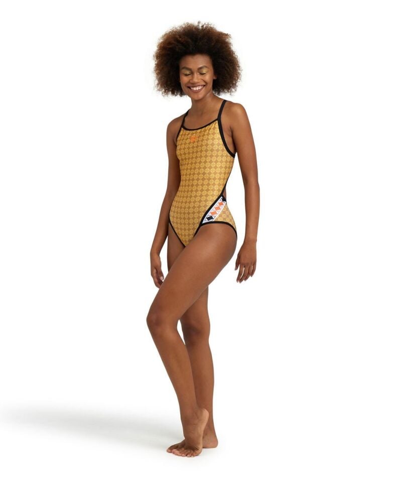 ARENA BAYAN YÜZÜCÜ MAYOSU WOMEN'S ARENA 50TH GOLD SWIMSUIT SUPER F 006180305