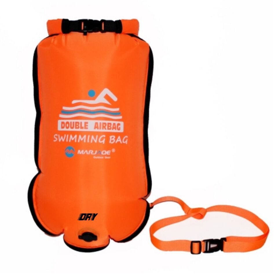 Dry Açık Su Yüzme Şamandıra Swimbuoy 809 Çift Hava Yastıklı SWIM BUOY 20L 37x68 Cm 12KG