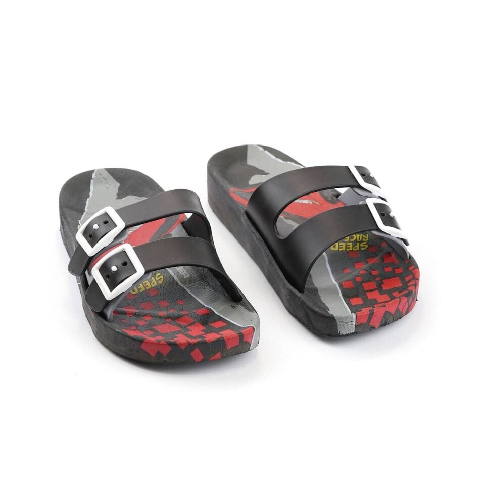 Gezer Yazlık Kaydırmaz Taban İki Toka Erkek Çocuk Terlik 14025