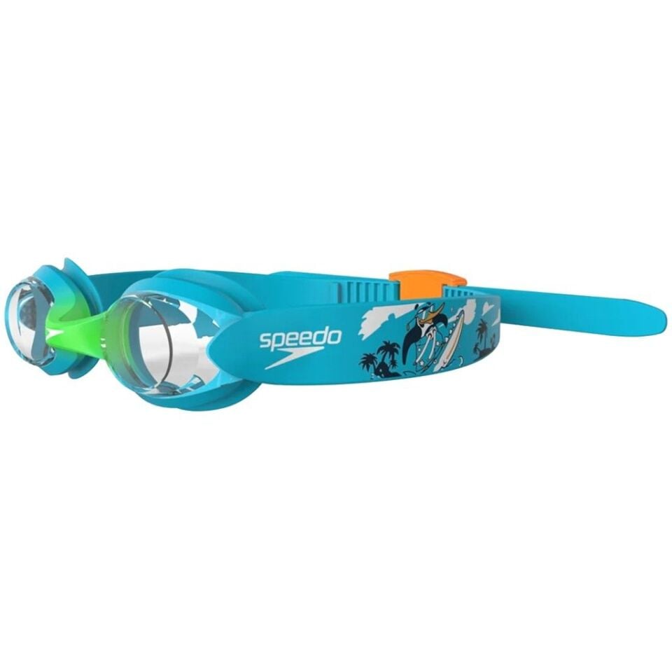 SPEEDO ÇOCUK YÜZÜCÜ GÖZLÜĞÜ 2-6 YAŞ ILLUSION GOG IU BLUE/GREEN 8-1211514638 YZM