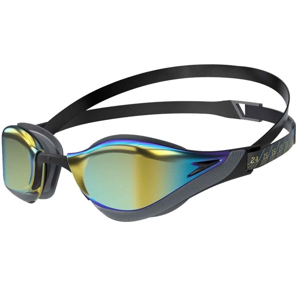 SPEEDO UNISEX YARIŞ GÖZLÜĞÜ SPEEDO FASTSKIN PURE FOCUS GOG MIR AU BLK/GOLD 8-11778D444 YZM
