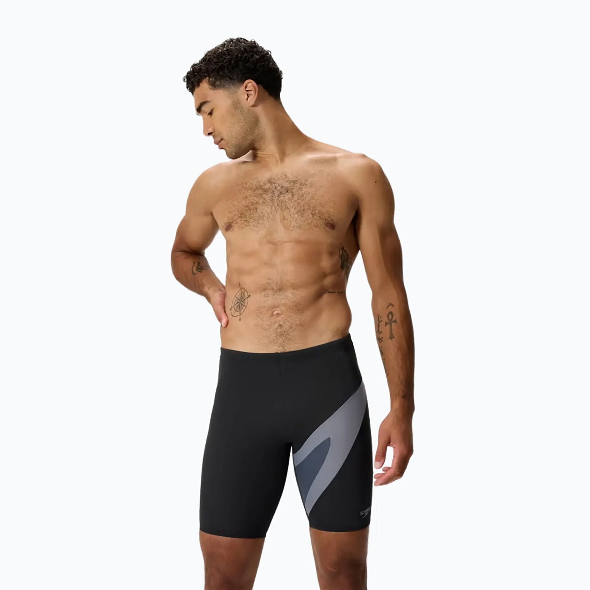 SPEEDO ERKEK JAMMER YÜZÜCÜ MAYOSU HYPERBOOM JAM AM BLK/GREY 8-A000153004