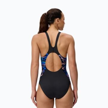 SPEEDO KADIN YÜZÜCÜ MAYOSU HYPERBOOM SPLC MSCLBK AF BLK/PNK 8-A000247004