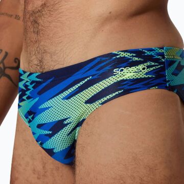 Speedo Erkek Slip Mayo HYPERBOOM PRINT BRF AM BLU/YELL 8-A000255002
