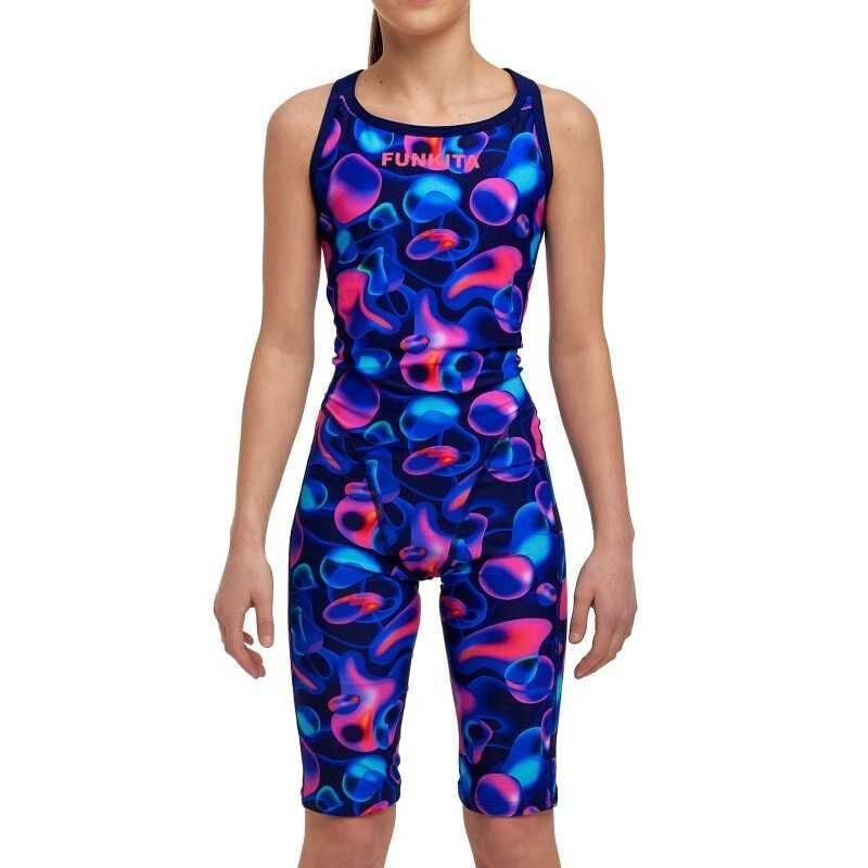 Funkita Fast Legs True Bluey Kız Çocuk Yarış Mayo -Giriş Seviyesi- FKS062G