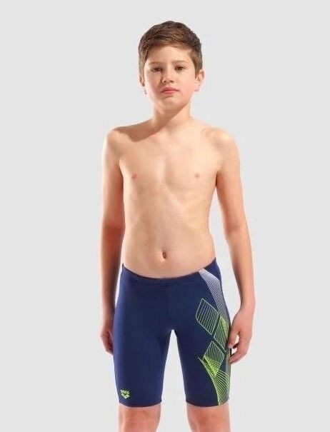 ARENA ERKEK ÇOCUK YÜZÜCÜ MAYOSU BOY'S SEA WATER SWIM JAMMER/NAVY-ARCTIC LIME 008995706