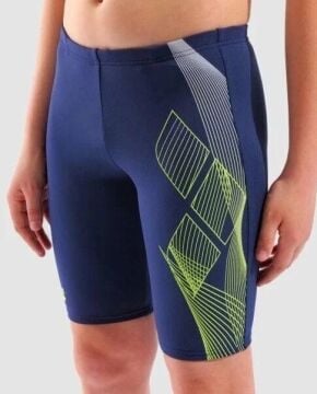 ARENA ERKEK ÇOCUK YÜZÜCÜ MAYOSU BOY'S SEA WATER SWIM JAMMER/NAVY-ARCTIC LIME 008995706