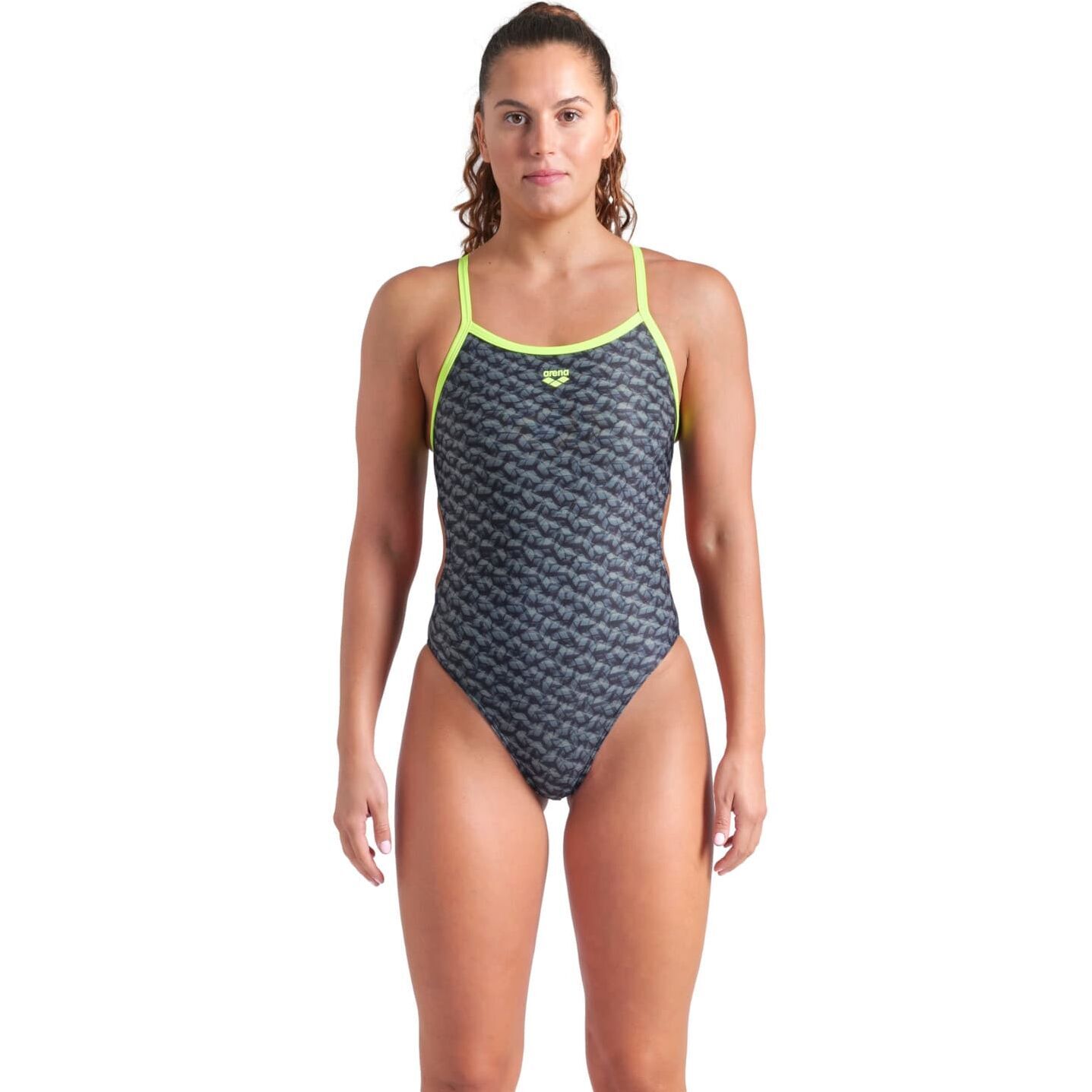 ARENA BAYAN YÜZÜCÜ MAYOSU WOMEN'S ARENA MONOGRAM SWIMSUIT CHALLENGE BACK 008946660