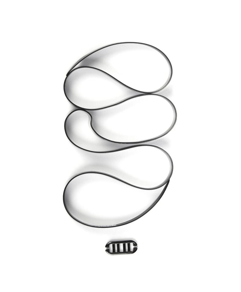 SPEEDO YEDEK GÖZLÜK LASTİĞİ SILICONE STRAP BRANDING UNI BLK 8-023030001