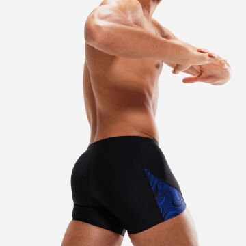 SPEEDO ERKEK YÜZÜCÜ ŞORT MAYO ALOV V-CUT ASHT AM BLACK/BLUE 8-1136615205