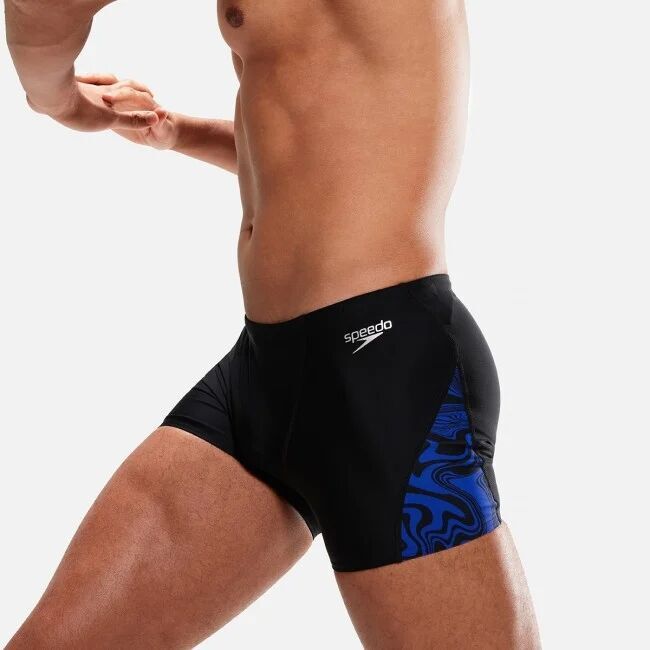 SPEEDO ERKEK YÜZÜCÜ ŞORT MAYO ALOV V-CUT ASHT AM BLACK/BLUE 8-1136615205