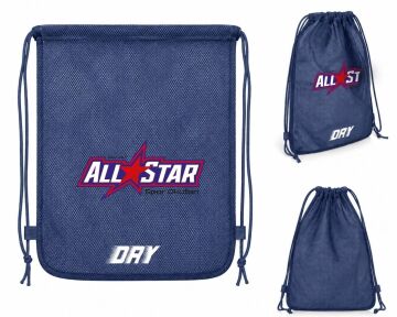 AllStar Spor Okulları Logo Baskılı  Dry File Çanta  Pembe