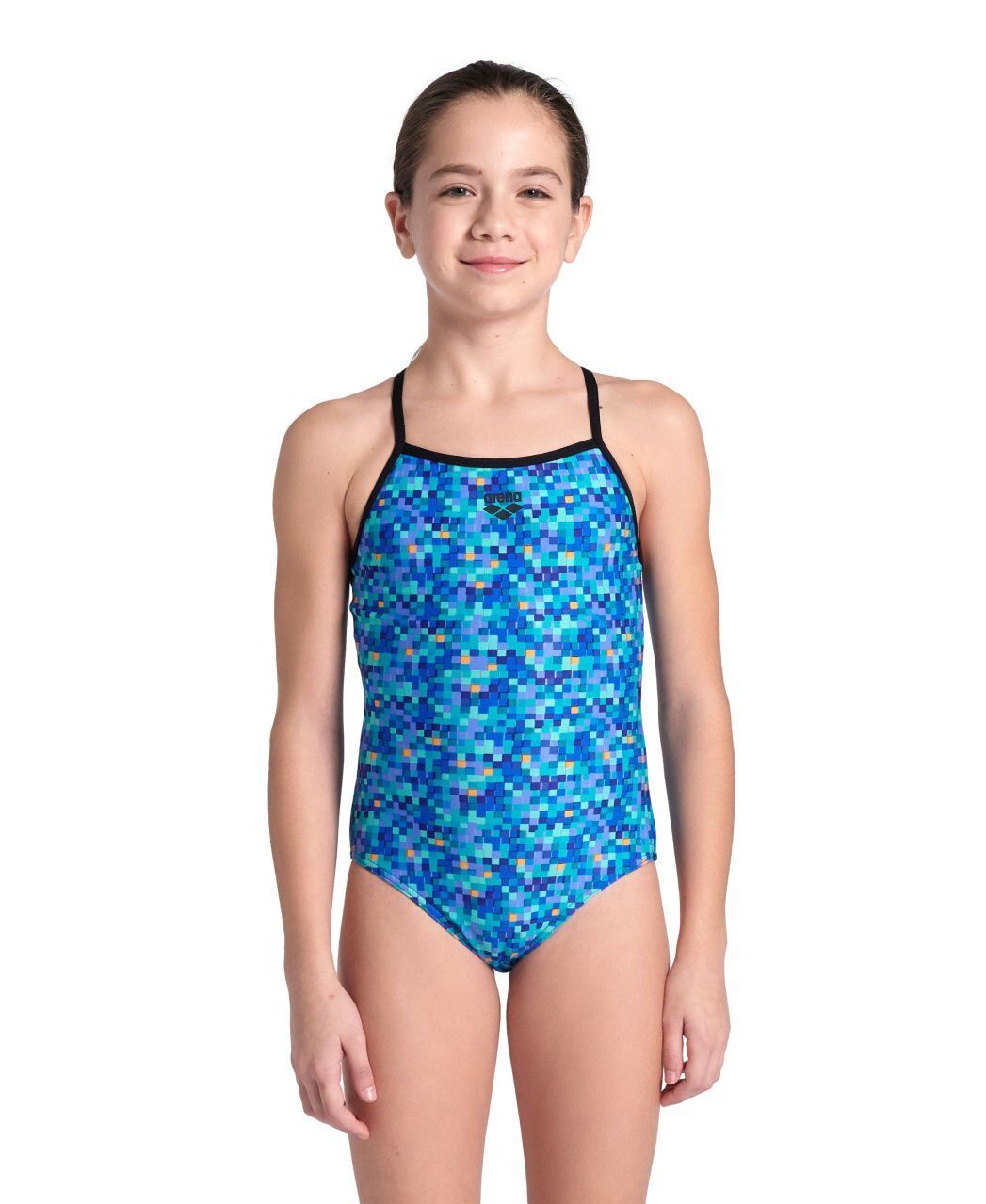 ARENA KIZ ÇOCUK YÜZÜCÜ MAYOSU GIRL'S ARENA POOLTILES SWIMSUIT LIGHTDRO 007223580