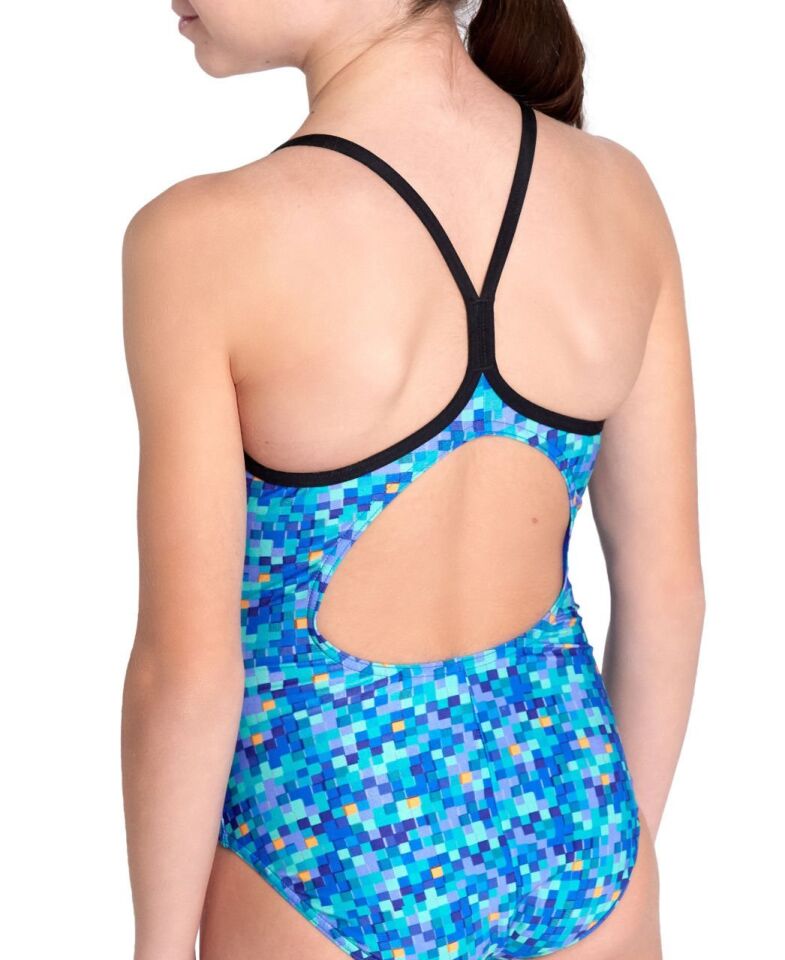 ARENA KIZ ÇOCUK YÜZÜCÜ MAYOSU GIRL'S ARENA POOLTILES SWIMSUIT LIGHTDRO 007223580
