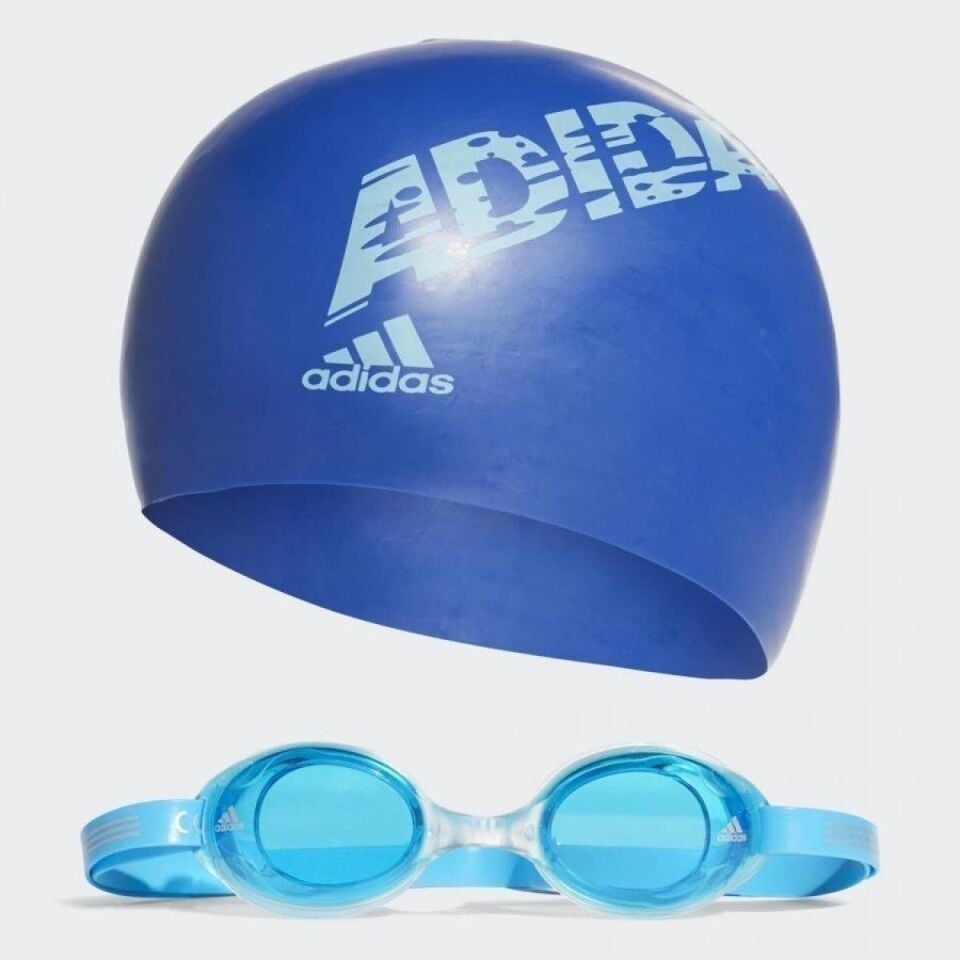 Adidas Sw Kids Pack Çocuk Yüzme Gözlüğü Bone Set Ab6071