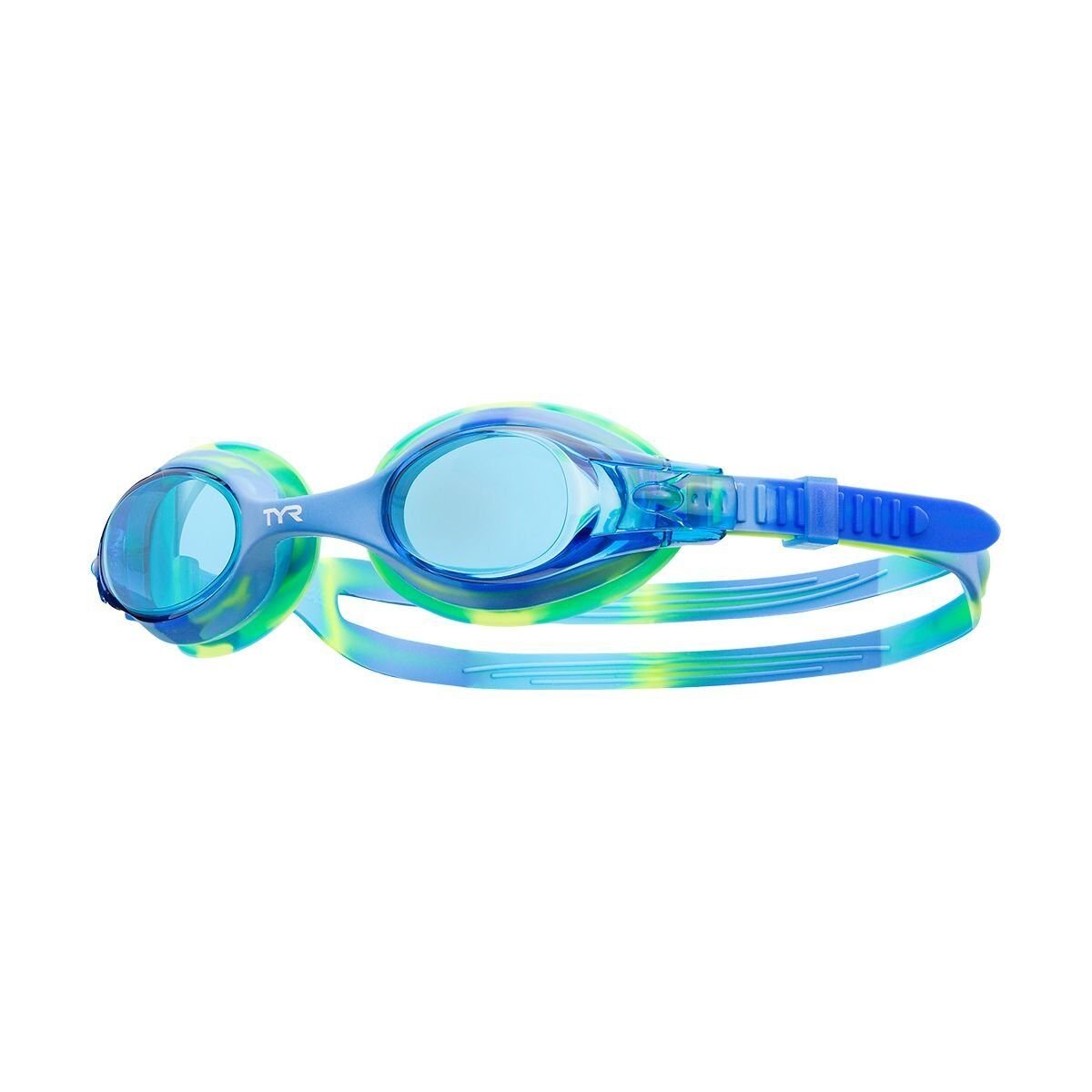 TYR GÖZLÜK KIDS SWIMPLE TIE DYE BLUE/GREEN LGSWTD487