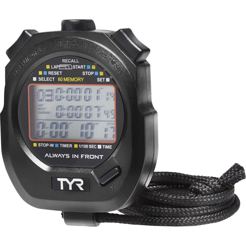 TYR KRONOMETRE Z200 STOP WATCH BLACK LSWSTOP001